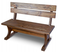 Скамья Ирбея №14 L-180 (массив сосны, старение) - Мебельная компания "ИРБЕЯ" - Производство мебели