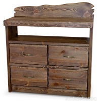 Комод (массив сосны, старение) - Мебельная компания "ИРБЕЯ" - Производство мебели