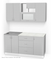 Кухонный гарнитур "Ирбея 4.6" МДФ - Мебельная компания "ИРБЕЯ" - Производство мебели