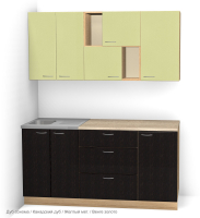 Кухонный гарнитур "Ирбея 1.6" МДФ - Мебельная компания "ИРБЕЯ" - Производство мебели