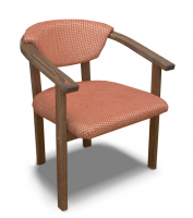 Кресло для дачи мягкое (массив сосны, старение) - Мебельная компания "ИРБЕЯ" - Производство мебели