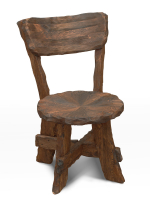 Стул Ирбея №11 круглый (массив сосны, старение) - Мебельная компания "ИРБЕЯ" - Производство мебели