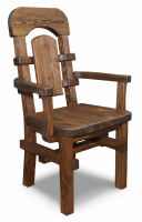 Кресло Ирбея №3 (массив сосны, старение) - Мебельная компания "ИРБЕЯ" - Производство мебели