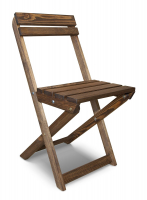 Стул для сада Ирбея №1 складной (массив сосны, старение) - Мебельная компания "ИРБЕЯ" - Производство мебели