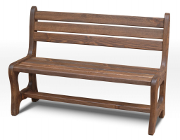 Скамья Ирбея №1 L-140 (массив сосны, старение) - Мебельная компания "ИРБЕЯ" - Производство мебели