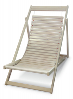 Кресло пляжное Ирбея №2 (массив березы шлифованный) - Мебельная компания "ИРБЕЯ" - Производство мебели