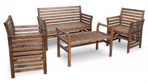 Набор для сада Ирбея №4 (массив сосны, старение) - Мебельная компания "ИРБЕЯ" - Производство мебели