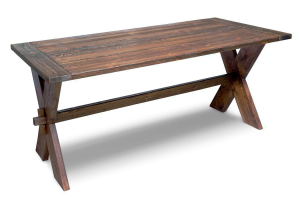 Стол Ирбея №10 140*80 (массив сосны, старение) - Мебельная компания "ИРБЕЯ" - Производство мебели