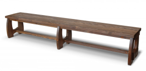 Лавка Ирбея №13 L-250 (массив сосны, старение) - Мебельная компания "ИРБЕЯ" - Производство мебели