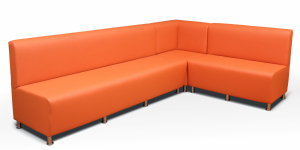 Диван офисный угловой - Мебельная компания "ИРБЕЯ" - Производство мебели