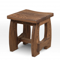 Табурет Ирбея №13 (массив сосны, старение) - Мебельная компания "ИРБЕЯ" - Производство мебели