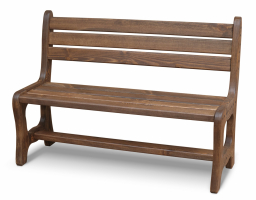 Скамья Ирбея №1 L-140 (массив сосны, старение) - Мебельная компания "ИРБЕЯ" - Производство мебели